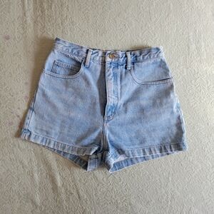 Light Blue Denim Women's Shorts